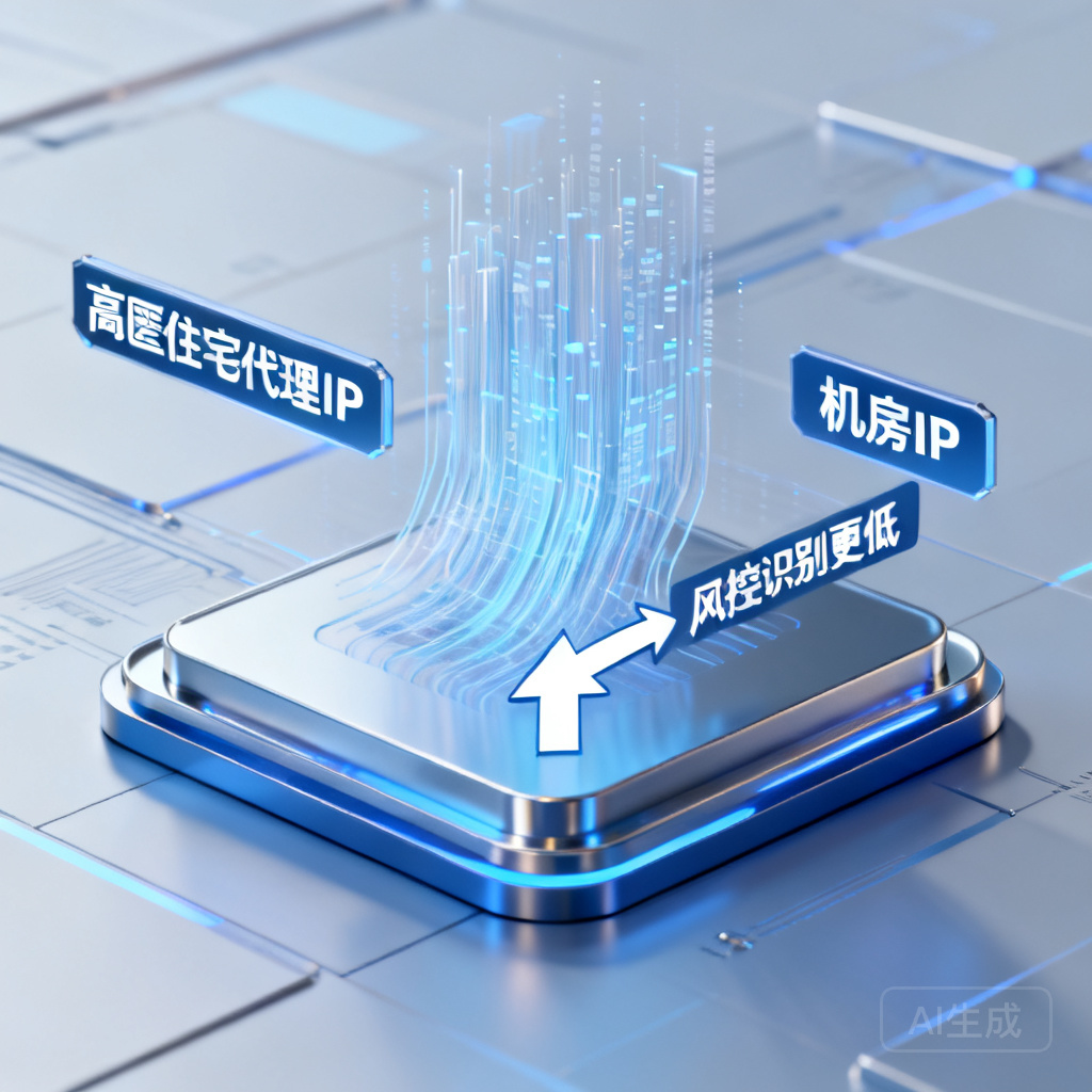 高匿住宅代理IP比机房IP风控识别更低?